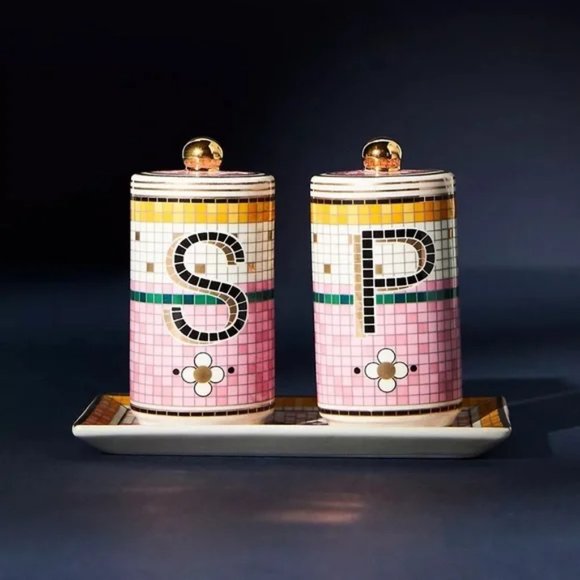 Anthropologie Dining Anthropologie Bistro Garden Tile Salt Pepper